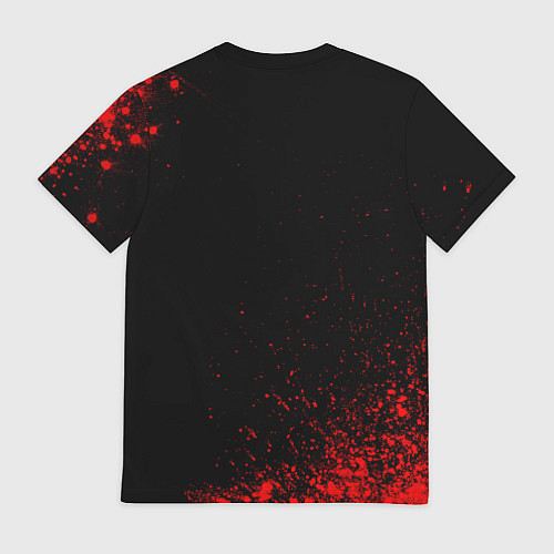 Мужская футболка Motorhead - red gradient / 3D-принт – фото 2