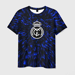 Футболка мужская Real Madrid blue energy, цвет: 3D-принт