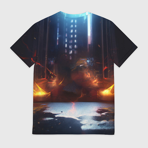 Мужская футболка Пикачу на диджейской стойке / 3D-принт – фото 2