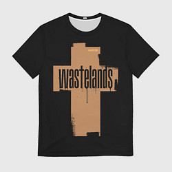 Футболка мужская Гранжевый крест, цвет: 3D-принт