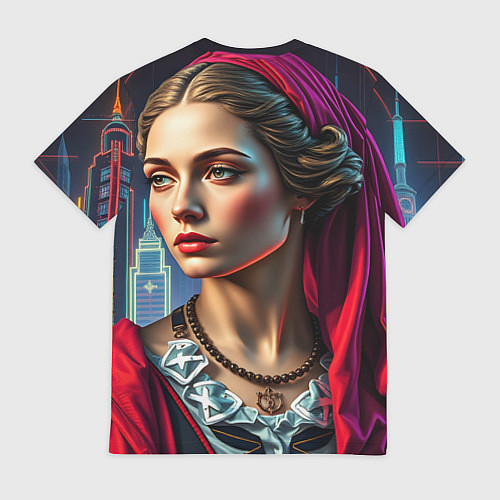 Мужская футболка Классика в современной обработке / 3D-принт – фото 2