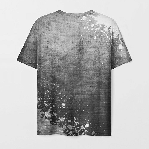 Мужская футболка Bleach - grey gradient вертикально / 3D-принт – фото 2