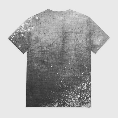 Мужская футболка Burzum - grey gradient / 3D-принт – фото 2