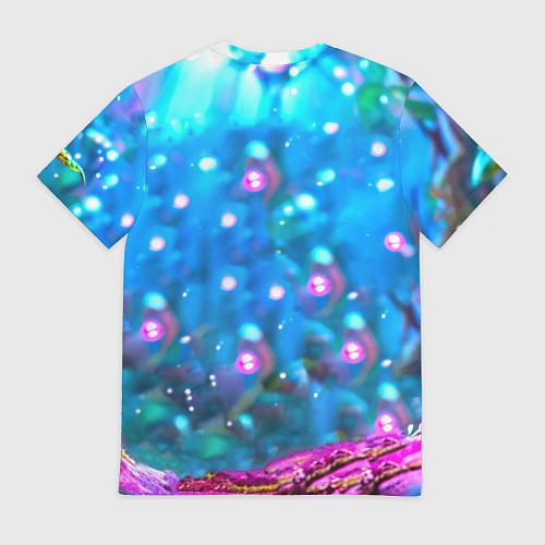 Мужская футболка Лемур в сказочном лесу / 3D-принт – фото 2