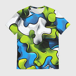 Мужская футболка Камуфляж в стиле графитти