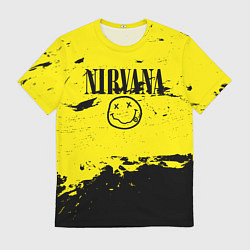 Футболка мужская Нирвана мазки, цвет: 3D-принт
