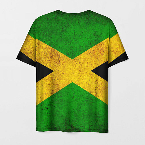 Мужская футболка Jamaica flag / 3D-принт – фото 2