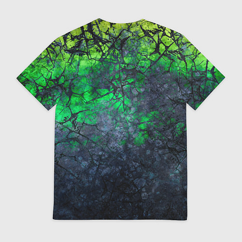 Мужская футболка Абстракция - acid web / 3D-принт – фото 2