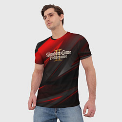 Футболка мужская Kingdom Come Deliverance 2 red black, цвет: 3D-принт — фото 2