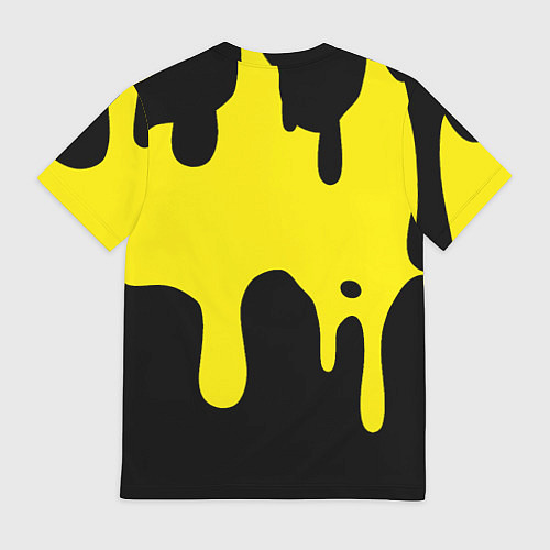 Мужская футболка Нирвана потёки краски / 3D-принт – фото 2