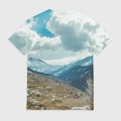 Мужская футболка Воин русский медведь / 3D-принт – фото 2