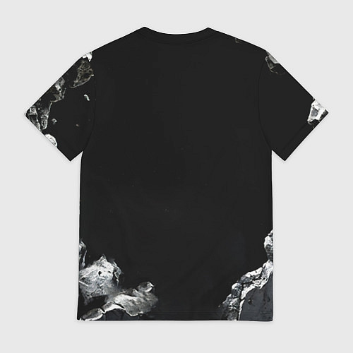 Мужская футболка Енот на черном / 3D-принт – фото 2