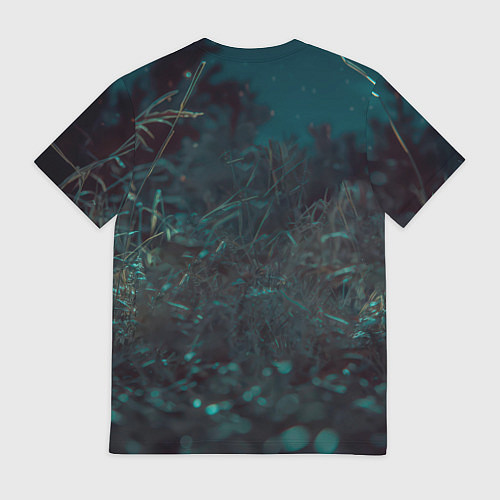 Мужская футболка Котенок рыцарь с щитом / 3D-принт – фото 2