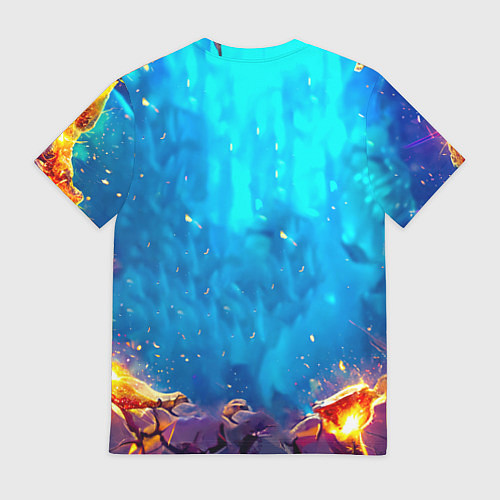 Мужская футболка Павлинчик / 3D-принт – фото 2