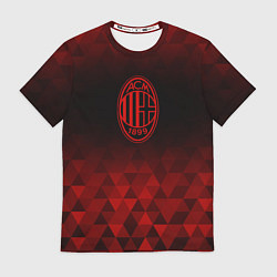 Футболка мужская AC Milan red poly, цвет: 3D-принт