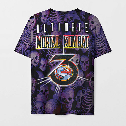 Мужская футболка Ultimate mortal kombat logo / 3D-принт – фото 2