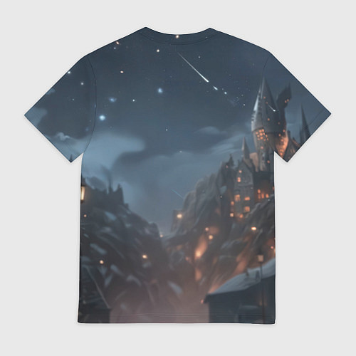 Мужская футболка Гарри Поттер полнолуние / 3D-принт – фото 2