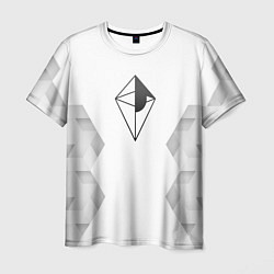 Футболка мужская No Mans Sky white poly, цвет: 3D-принт