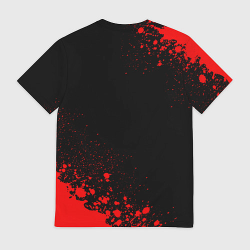 Мужская футболка Green Day - red gradient вертикально / 3D-принт – фото 2