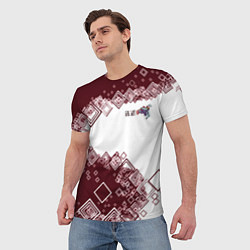 Футболка мужская Сноуборд горы зовут, цвет: 3D-принт — фото 2
