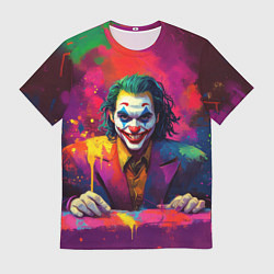 Футболка мужская Джокер в краске, цвет: 3D-принт