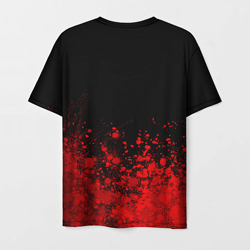 Мужская футболка Roma - red gradient посередине / 3D-принт – фото 2