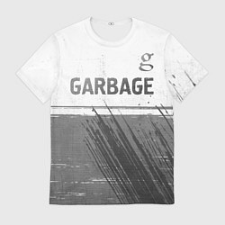 Футболка мужская Garbage - white gradient посередине, цвет: 3D-принт