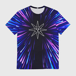 Футболка мужская Dark Souls neon energy, цвет: 3D-принт
