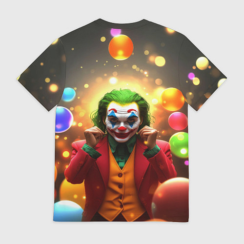 Мужская футболка Джокер в шариках / 3D-принт – фото 2