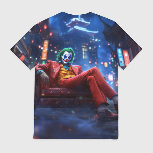 Мужская футболка Джокер в кресле / 3D-принт – фото 2