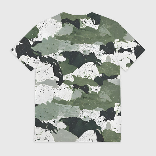 Мужская футболка Камуфляж лучшего мужа / 3D-принт – фото 2