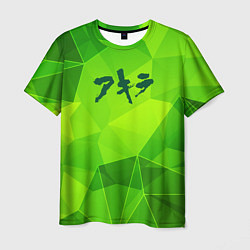 Футболка мужская Akira green poly, цвет: 3D-принт