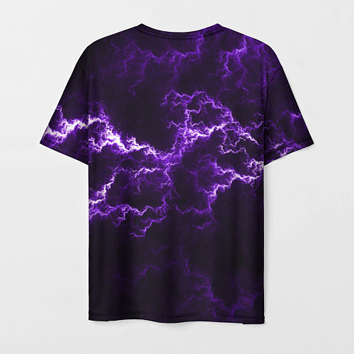 Мужская футболка Lightning / 3D-принт – фото 2