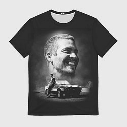 Футболка мужская Пол Уокер, цвет: 3D-принт