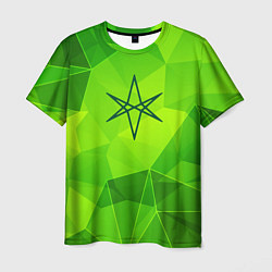 Футболка мужская Bring Me the Horizon green poly, цвет: 3D-принт