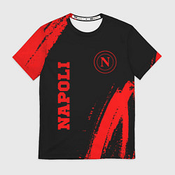 Футболка мужская Napoli - red gradient вертикально, цвет: 3D-принт