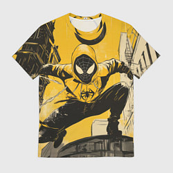 Футболка мужская Черный человек-паук, цвет: 3D-принт