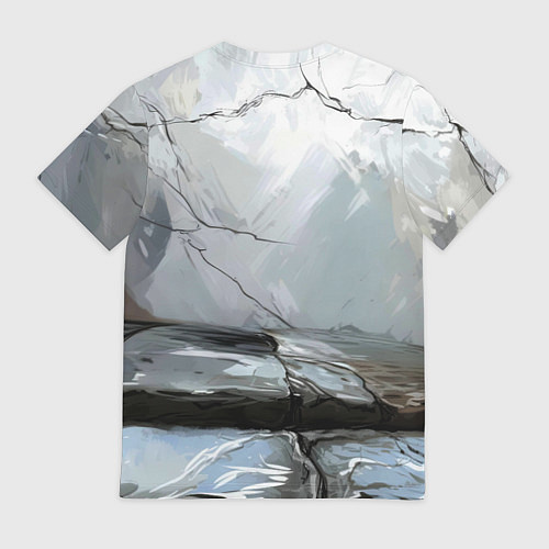 Мужская футболка Человек-паук палзет на стене / 3D-принт – фото 2