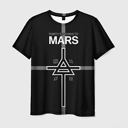 Футболка мужская 30 Seconds to Mars - poster, цвет: 3D-принт
