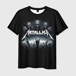 Футболка мужская Metallica thrash metal - gesture, цвет: 3D-принт