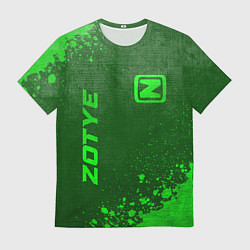 Мужская футболка Zotye - green gradient вертикально