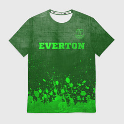 Футболка мужская Everton - green gradient посередине, цвет: 3D-принт