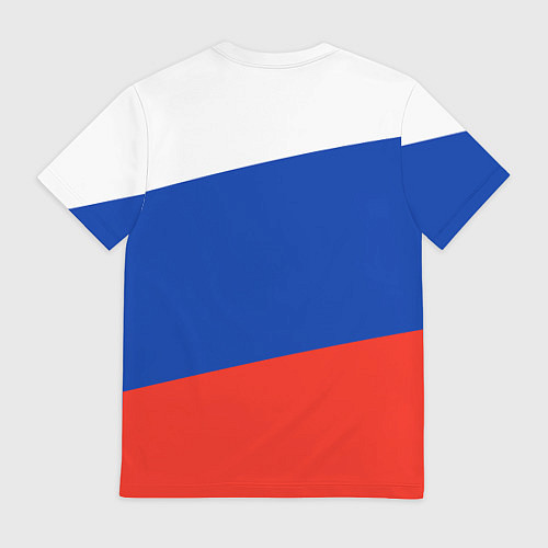 Мужская футболка Россия флаг с гербом / 3D-принт – фото 2