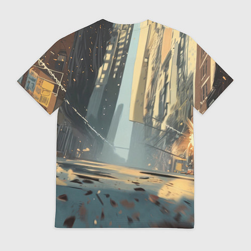 Мужская футболка Маленький толстый человек-паук / 3D-принт – фото 2