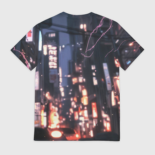 Мужская футболка Человек паук в черном / 3D-принт – фото 2