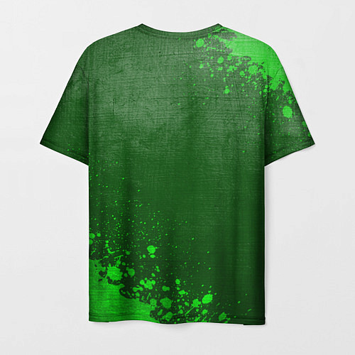 Мужская футболка Bungo Stray Dogs - green gradient вертикально / 3D-принт – фото 2