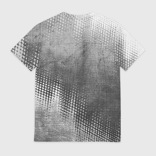 Мужская футболка Subaru - grey gradient посередине / 3D-принт – фото 2