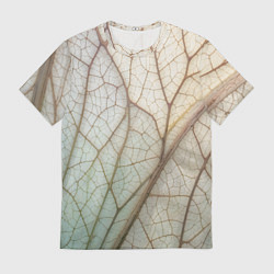 Мужская футболка Прожилки листика