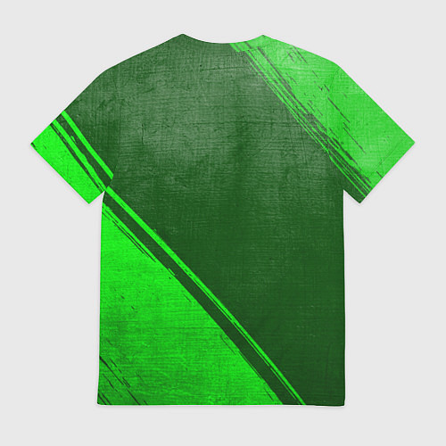Мужская футболка Hoffenheim - green gradient вертикально / 3D-принт – фото 2