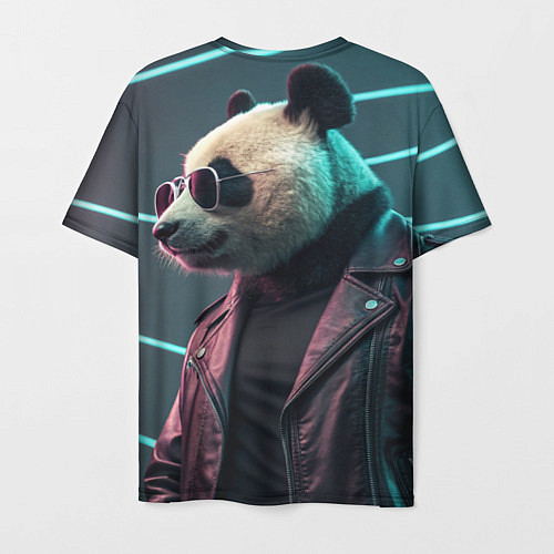 Мужская футболка Cyberpunk panda / 3D-принт – фото 2